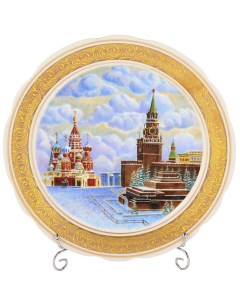 Сувенирная тарелка Красная площадь Большая Russia the great