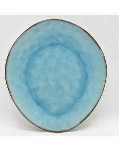 Тарелка обеденная Шаяна 25 см голубая Samold