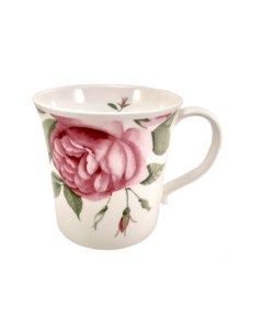 Кружка для чая Garden Botanics 415 мл бежевый розовый зеленый Just mugs
