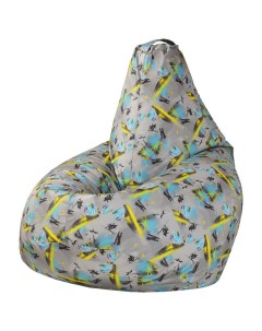 Кресло мешок груша XXL разноцветный Puffmebel