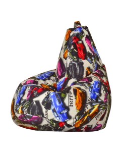 Кресло мешок груша XXXXL разноцветный Puffmebel