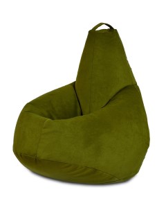 Кресло мешок груша XXL оливковый Puffmebel