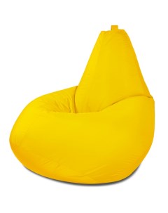 Кресло мешок груша XXL желтый Puffmebel