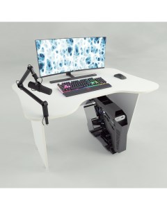 Игровой компьютерный стол Fly белый Myxplace