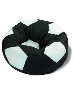 Кресло мешок мяч XXL белый черный Puffmebel
