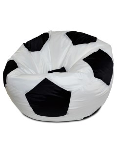 Кресло мешок мяч XXL белый черный Puffmebel