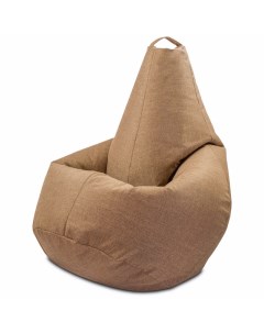 Кресло мешок груша XXXXL коричневый Puffmebel
