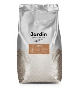 Зерновой кофе Crema пакет 1кг Jardin