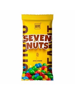 Драже с арахисом и шоколадной глазурью в хрустящей оболочке 45 г Seven nuts