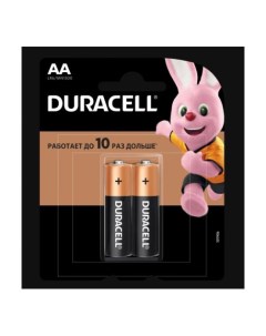 Батарейки Alkaline AA 2 шт Duracell