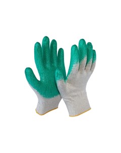 Трикотажные перчатки с одинарным латексным покрытием ООО Компания САБ 13 класс ПЕР10 14 Зубр