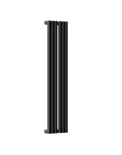 Трубчатый радиатор отопления вертикальный Takt S1 232 1750 Coal Black черный Empatiko