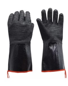 Огнеупорные перчатки 0 640 черные водонепроницаемые Мобиплюс