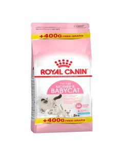Сухой корм для котят и кормящих кошек Mother Babycat домашняя птица 0 8кг Royal canin