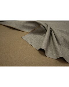 Ткань MON9505 Пальтовая шерсть двухсторонняя серый кэмел 100x150 см Unofabric