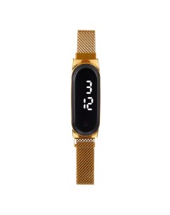 Часы наручные электронные магнитный браслет золото Nobrand