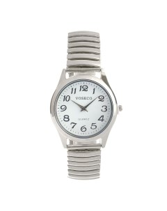 Часы наручные женские серебро d 4 cм Nobrand