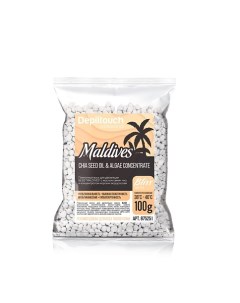 Полимерный пленочный воск с маслом семян чиа и концентратом морских водорослей Maldives Bliss Series Depiltouch professional