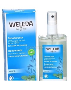 Натуральный дезодорант спрей с шалфеем Salvia 100 0 Weleda
