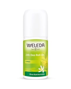 Цитрусовый шариковый дезодорант без солей алюминия 50 Weleda