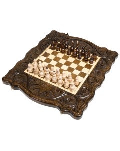 Шахматы нарды резные Корона 40 kh118 Haleyan