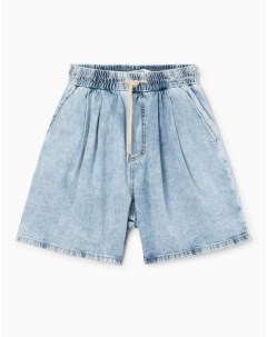 Джинсовые шорты Easy fit с эластичным поясом Gloria jeans