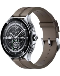 Часы Watch 2 Pro BHR7216GL silver case with brown leather strap Xiaomi