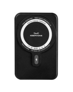 Внешний аккумулятор Keephone для iPhone MagSafe 10000 mAh черный для iPhone MagSafe 10000 mAh черный