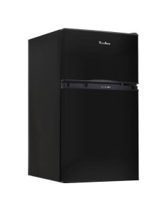 Холодильник с верхней морозильной камерой Tesler RCT 100 BLACK RCT 100 BLACK