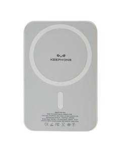 Внешний аккумулятор Keephone для iPhone MagSafe 5000 mAh белый для iPhone MagSafe 5000 mAh белый