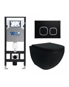 Комплект 3 в 1 инсталляция WW Amberg 506 10000005662 Унитаз подвесной Enio Unico EN4105055 кнопка че Weltwasser