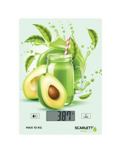 Кухонные весы SC KS57P74 10 кг Авокадо Scarlett
