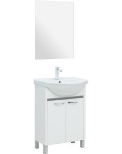 Мебель для ванной Донна 60 см белый глянец Aquanet