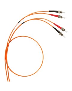 Патч-корд оптический , ST, многомодовый, 50/125, OM2, двойной, 1м, оранжевый ( 033080) Legrand