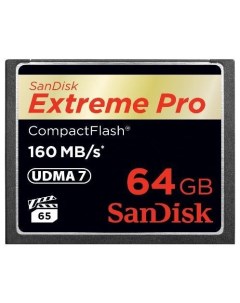 Карта памяти 64Gb CompactFlash Extreme Pro Class 10 Sandisk
