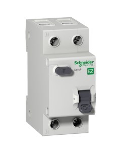 Выключатель автоматический дифференциального тока EASY9 1P N C 25А AC 30мА EZ9D34625 Schneider electric
