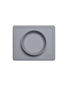 Тарелка с подставкой Mini Bowl цвет серый Ezpz