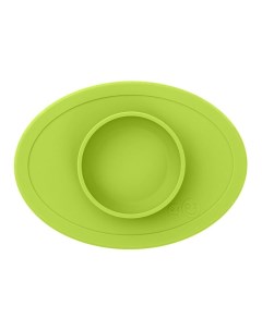 Тарелка с подставкой Tiny Bowl цвет лайм Ezpz