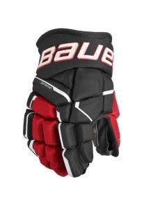 Перчатки хоккейные Supreme Mach S23 JR 1061903 10 черный красный Bauer