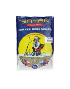 Прикормка Winter Taste гранулы 3 мм лещ зимняя жареные семечки 700 г цвет олива Yaman