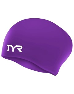 Шапочка для плавания Long Hair Wrinkle Free Silicone Cap LCSL 510 фиолетовый Tyr