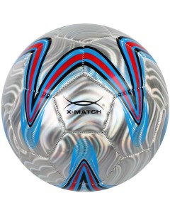 Мяч футбольный 1 слой PVC металлик X-match