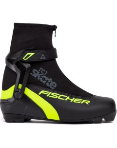 Лыжные ботинки NNN RC1 Skate S86022 черный желтый 40 Fischer