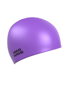 Шапочка для плавания Neon Silicone Solid violet Mad wave