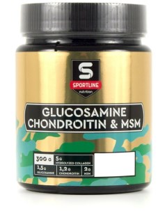 Комплекс Nutrition Glucosamine Chondroitin MSM Powder дыня 300 г Sportline