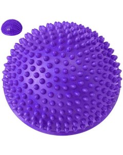 Полусфера массажная круглая надувная ПВХ D 16 см фиолетовый Sportex