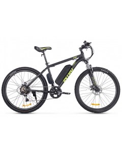 Электровелосипед INTRO Sport 2024 колеса 27 5 до 40км пробег черно зеленый Eltreco