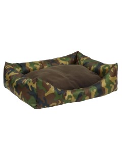 Лежанка со съемной подушкой Камуфляж 55 х 45 х 15 см Nobrand