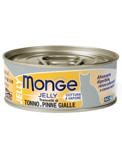 Корм для кошек MOHGE JELLY желтоперый тунец 80 г Monge