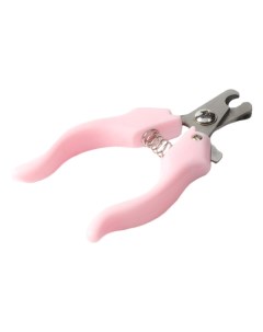 Когтерез боковой малый с фигурными ручками отверстие 9 мм розовый Пижон